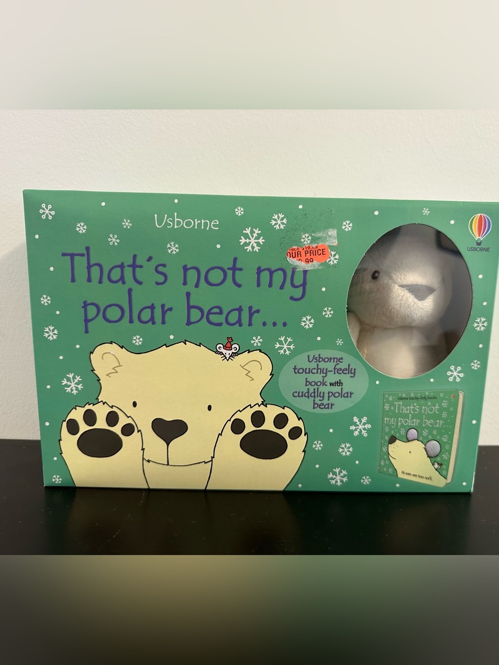 Usborne Touchy-Feely Polar Bear Book With Plush
